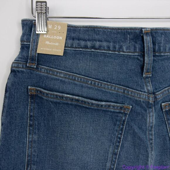 NEW Madewell Balloon Jeans in Ellisboro Wash, 29 - Picture 13 of 16